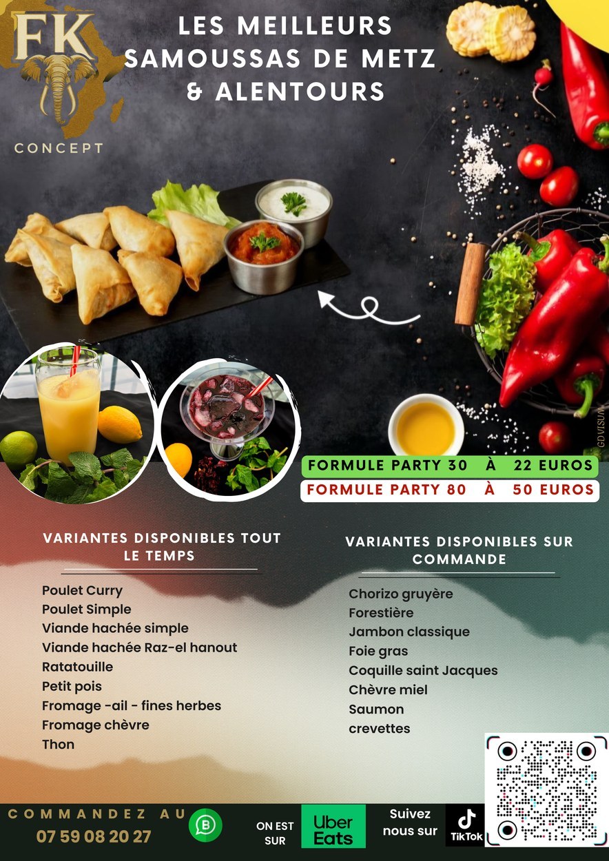 Affiche promotionnelle formules — FK Concept