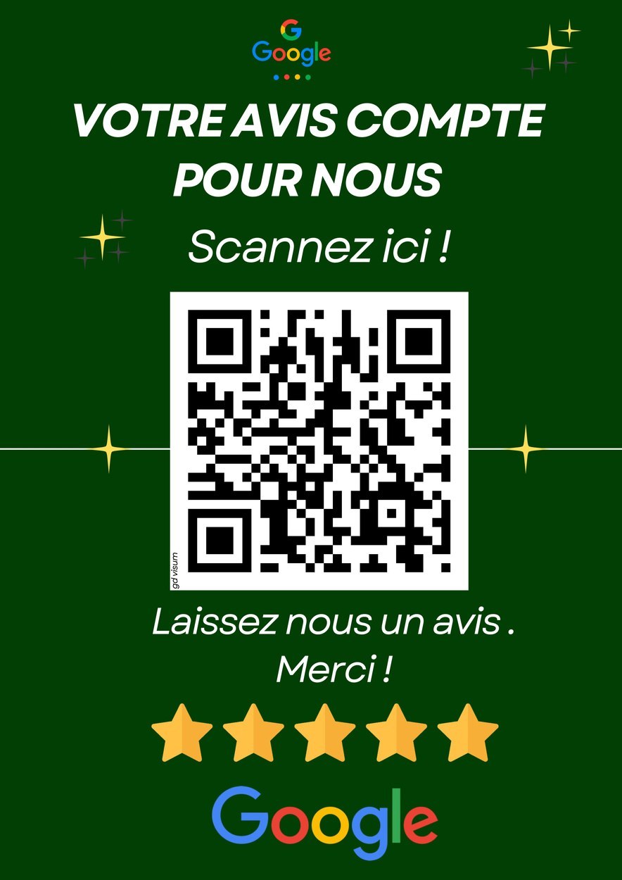 Kit avis Google avec QR code — Canaan Exotic